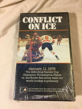 Conflict On Ice Philadelphia Flyers Vs Soviet Red Army Hockey Team Vhs Tape
