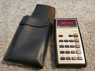 Vintage Texas Instruments Ti - 1200 Electronic Calculator