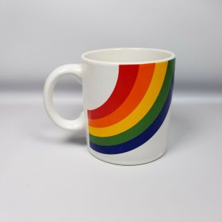 Vintage Ftd Rainbow Mug Collectible Pride Tea Coffee Cup