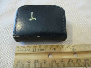 Vintage Gillette Travel Safety Razor Kit Mini West Germany Leather Case 2
