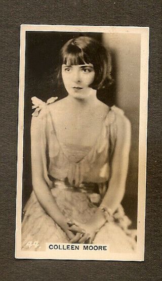 Colleen Moore Card Vintage 1930s Cinema Stars Real Photo