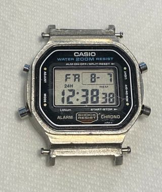 Vintage Casio G Shock Watch Dw - 5600 Model 901 Alarm Chrono Japan H