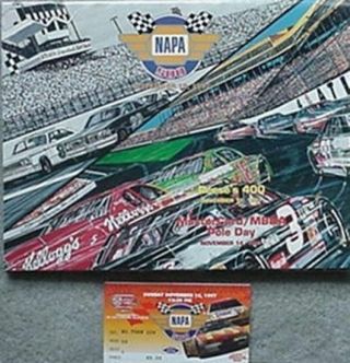 1997 Napa 500 Program & Ticket Stub (bobby Labonte,  Atlanta Motor Speedway)