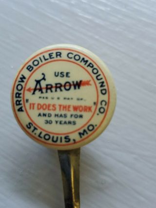 Vintage Arrow Boiler Compound Pencil Clip Pocket St.  Lewis 2