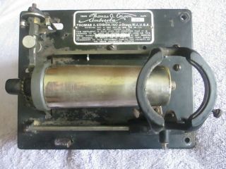 Vintage Antique Edison Amberola Cylinder Phonograph Motor Bed Plate Model 30