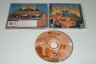 Vintage Doom Ii Pc Cd Rom Game With Insert & Case Disc