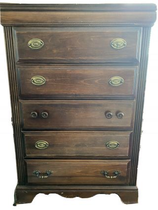 Real Wood,  Antique Chest Of Drawers