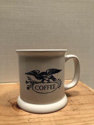 Vintage M Ware Mug Thomas Jefferson Quote Coffee With American Eagle