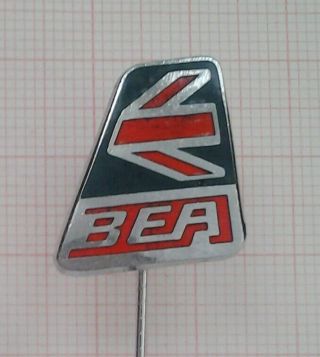 Airlines British European Airlines Vintage Pin Badge