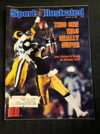 January 28,  1980 John Stallworth Pittsburgh Steelers Sb Sports Illustrated