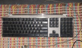 Vintage Apple Macintosh M7803 Pro Keyboard Silver/clear Usb Never