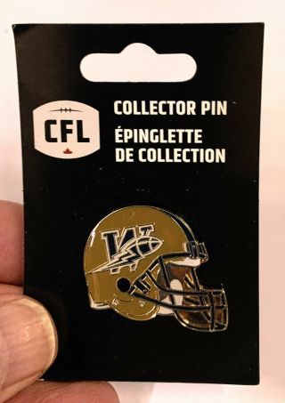 Cfl - Winnipeg Blue Bombers - Helmet Pin -,  Hard - To - Find Collectible