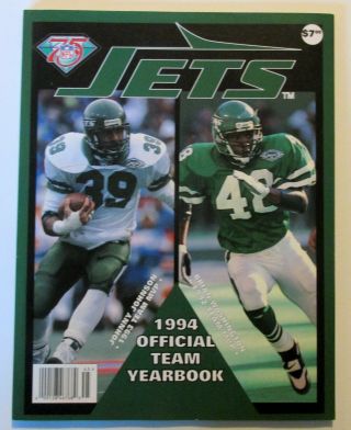 1994 York Jets Official Football Yearbook
