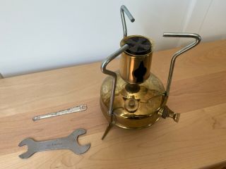 Vintage Optimus 00 Camping Backpacking Stove Made In Sweden