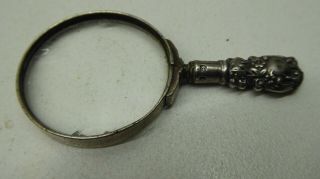 Sterling Silver Ornate Handle Magnifying Glass Stamped L&s Hallmarks