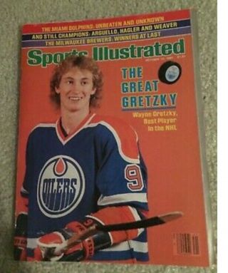 1981 Sports Illustrated Wayne Gretzky Oilers No Label