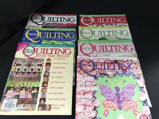 Mccall’s Quilting Magazines X 7 Issues July Aug 06 - May June 07