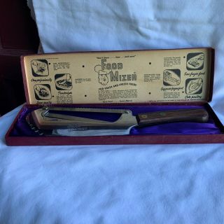 Vintage Food Mizer Butcher Knife Bone Saw & Meat Cleaver