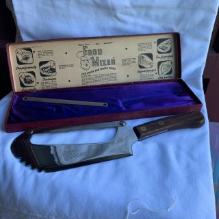 Vintage Food Mizer Butcher Knife Bone Saw & Meat Cleaver 2
