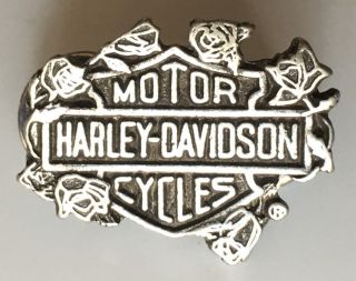 Harley - Davidson Pin Bar & Shield Roses