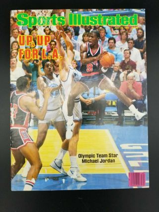 Sports Illustrated July 23,  1984 Michael Jordan Second Cover Usa Olympic Team