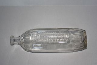 Prepared By Dr Peter Fahrney Sons Co Chicago Il Usa Tall Antique Glass Bottle