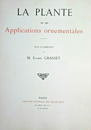 Geranium designs,  Art Nouveau/Jugendstil,  Eugene Grasset,  La plante.  1896.  20 2
