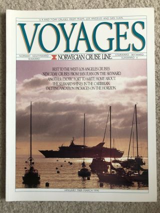 Norwegian Cruise Line 1990 Cruise Brochure Including Ss Norway & Fleet