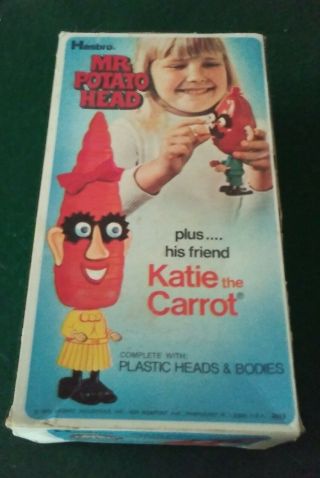 1970 Hasbro Katie The Carrot Plus His Friend Mr.  Potato Head Vintage Collectible