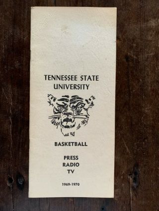 1969 - 70 Tennessee State University Men 