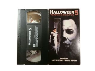 Halloween 5: The Revenge Of Michael Myers (1989) - Vhs Movie Tape - Vtg Horror
