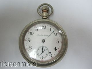 Antique Hamilton Grade 924 18s 17j Swing - Out Pocket Watch 1906 Goldthwait
