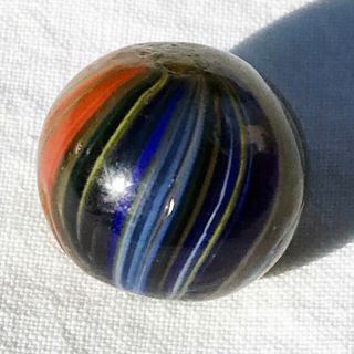 Antique German Handmade Dark Onionskin Marble - Hidden Core