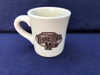 1 Vintage Jack Daniels Tennessee Mud Mug Coffee Mug Cup Barware Drink Recipe