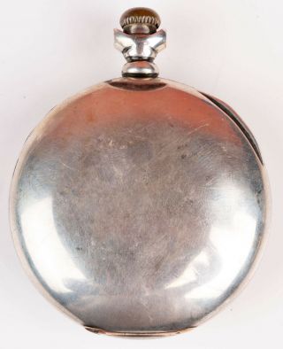 Antique Waltham 18s Sterling Silver Cased Pocket Watch / repair 2