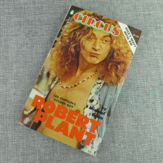 Vintage Circus Robert Plant Book By Michael Gross Led Zeppelin 