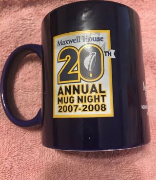 2007 - 2008 St Louis Blues Hockey Maxwell House 20th Annual Coffee Mug Night Mug