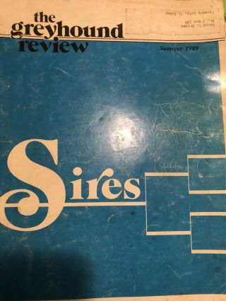 1989 Greyhound Review Sires Edition