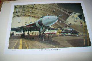 Avro Vulcan Xh558 Print.  Winter Service At Bruntingthorpe Brian Chapman
