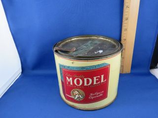 Model Tobacco Tin Pipe Or Cigarette Smoking Can - Vintage