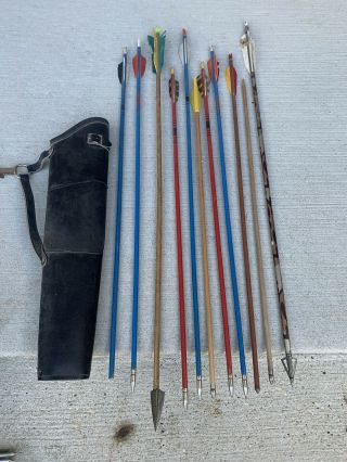 Vintage Target Practice Hunting Arrows