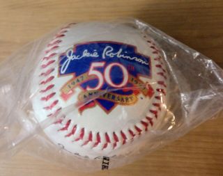 Jackie Robinson Commemorative Baseball 50th Anniversary 1947 - 1997