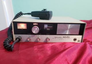 Vintage Realistic Trc - 30a,  Navaho,  Cb 23 Channel Base Mobile Transceiver,  Mic