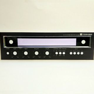 Vintage Toshiba Sa - 300 Stereo Receiver Part Black Faceplate