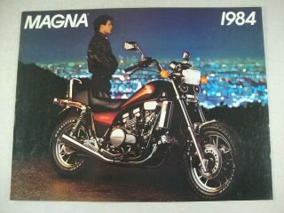 1984 Honda Magna Vf700c Oem Dealer Sales Brochure