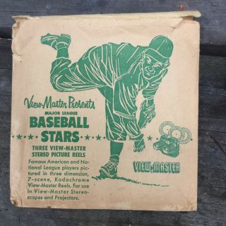1953 Major League Baseball Stars 725 726 727 View Master 3 Reels 2