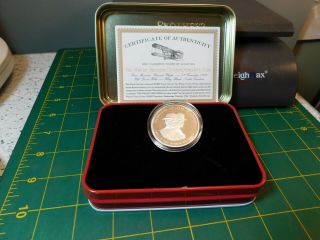 The Wright Brothers Commemorative Silver Clad Collector Coin W/tin