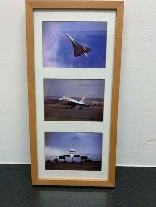 Concordes Last Flight,  Filton,  Bristol 2003 Framed Pictures - 57/100 - 6b 1389