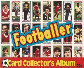 1981 Topps Uk Football Card Collector 
