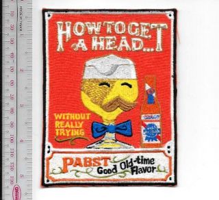 Beer Brewery Pabst Blue Ribbon Beer How To Get A Head 1960 